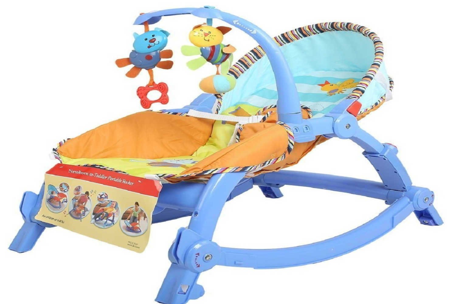 The Flyers Bay New-Born to Toddler Portable Rocker