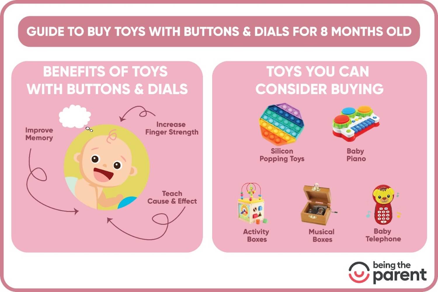Toys For 8 Month Old Baby Types, Benefits and What to Buy Being The