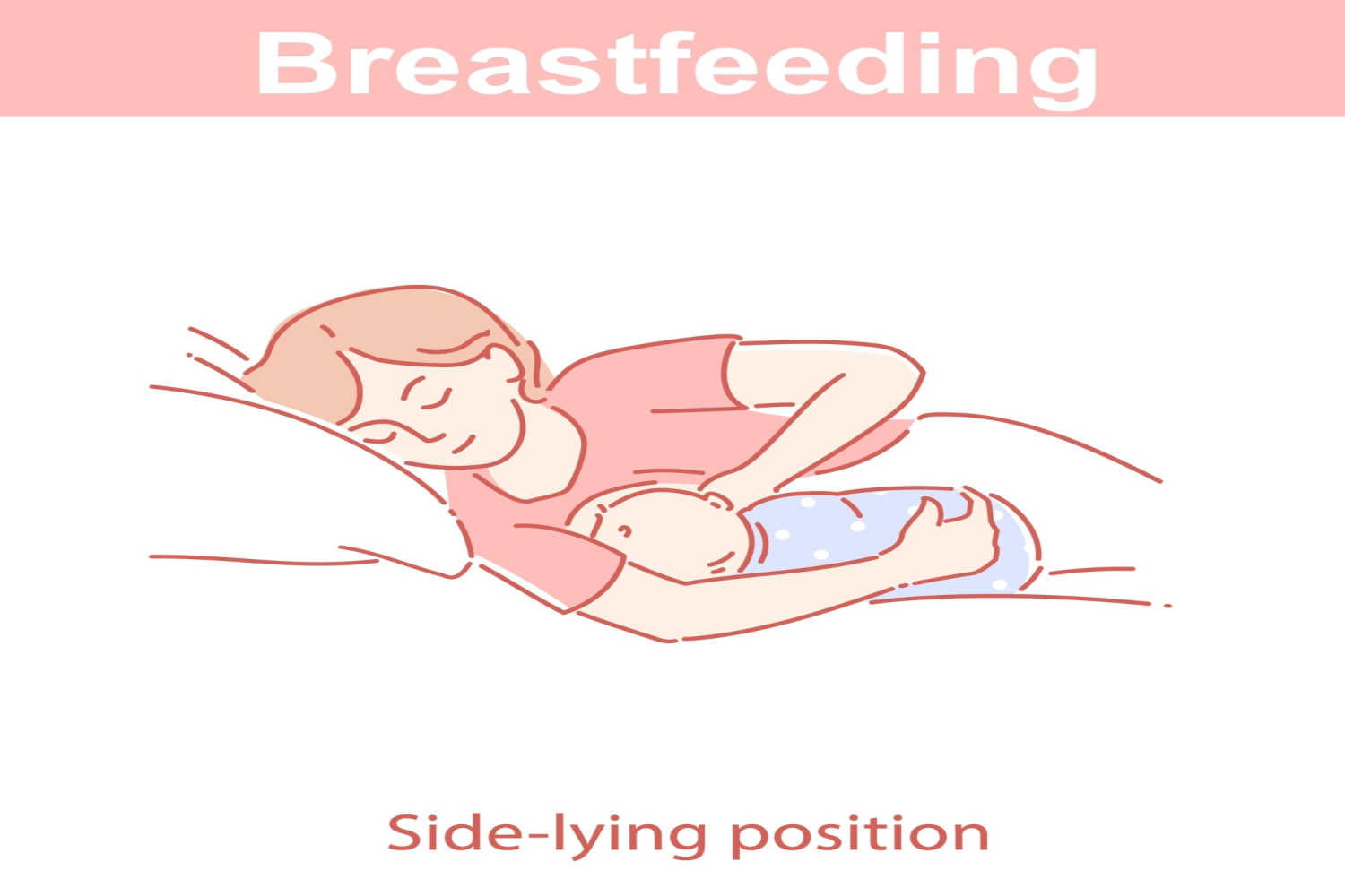 Side-Lying Position breastfeeding position
