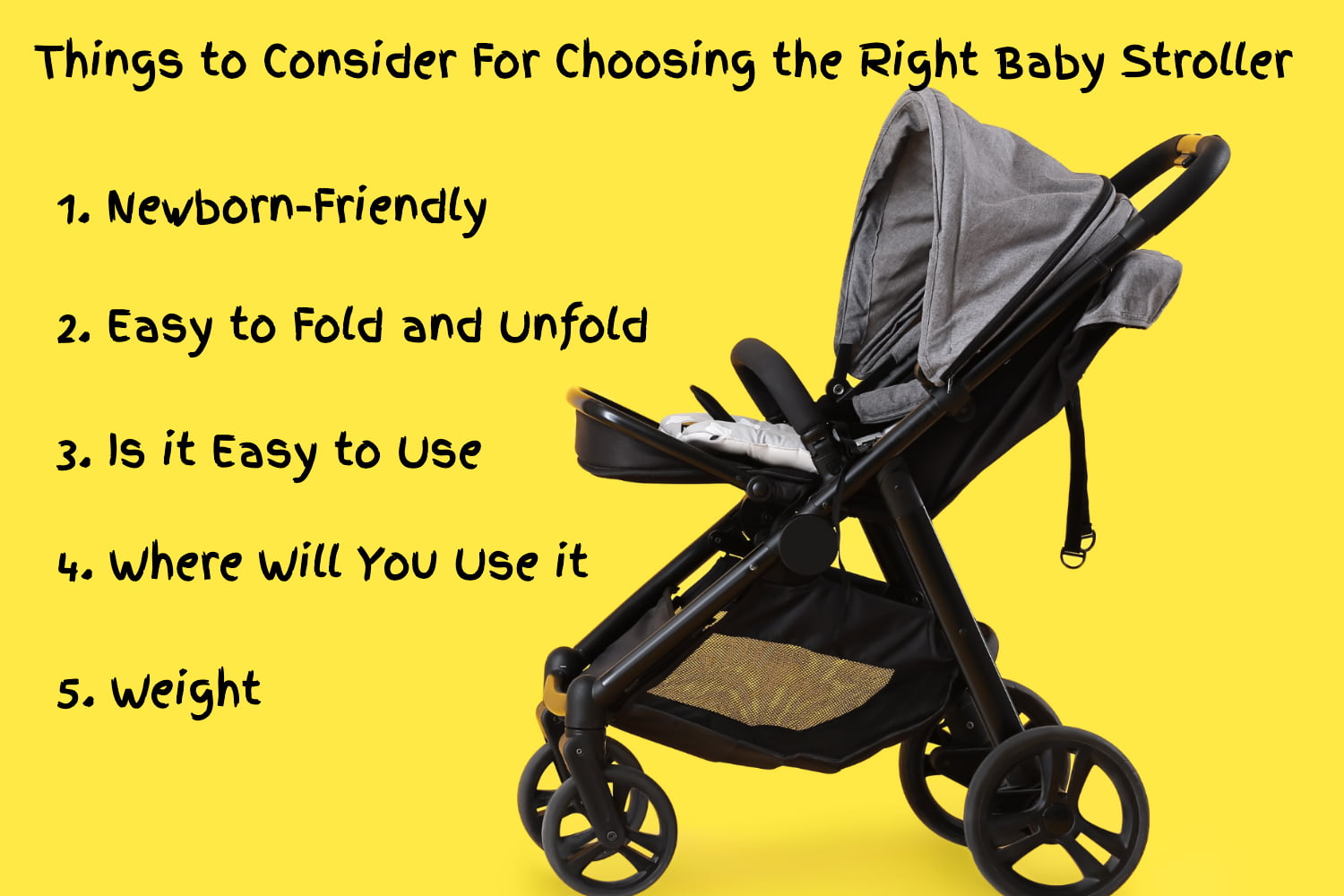 Choose the Right Baby Stroller For Your Baby