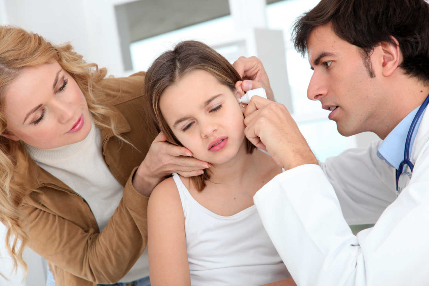 Ear infection in child