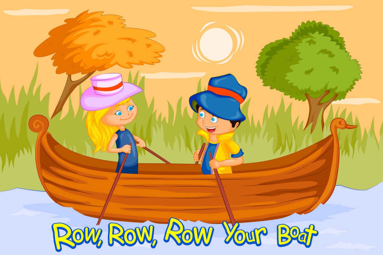 Row Row Row Your Boat Rhyme For Babies Being The Parent