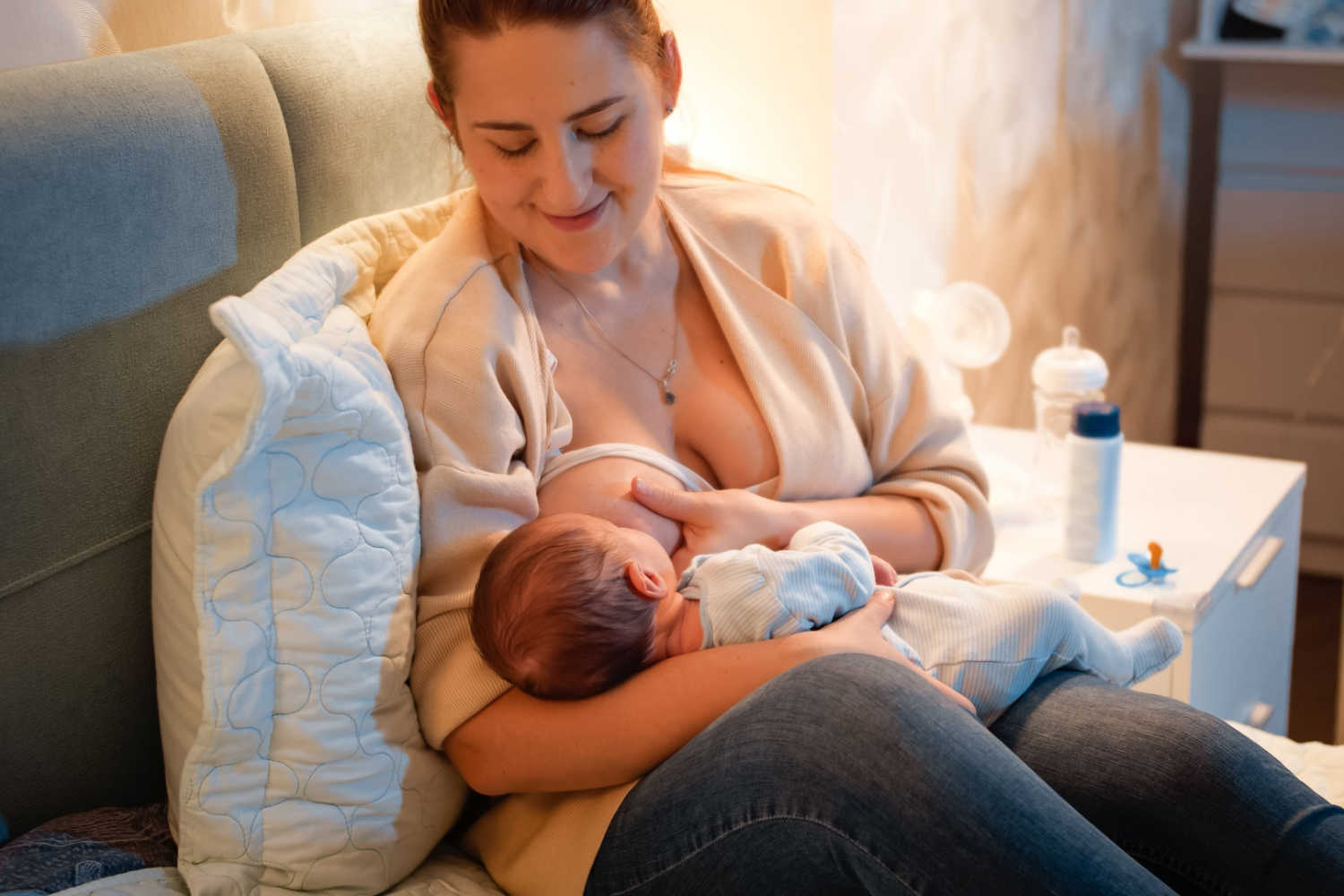 How to Keep a Newborn Awake During Breastfeeding?