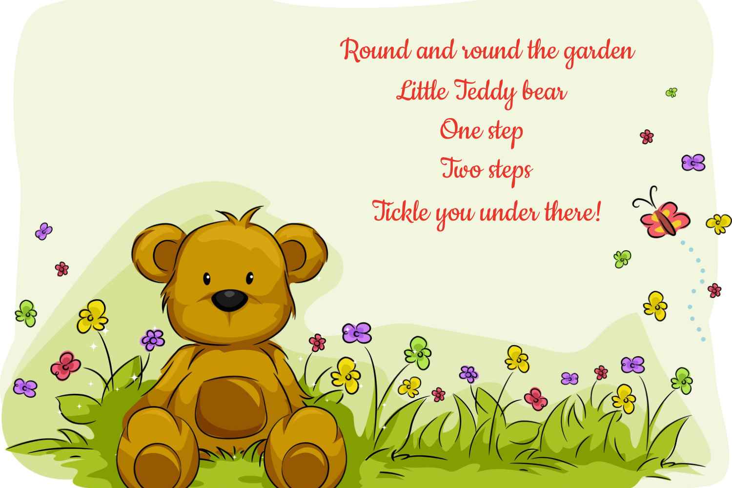 Lyrics Of The Rhyme Round and Round The Garden