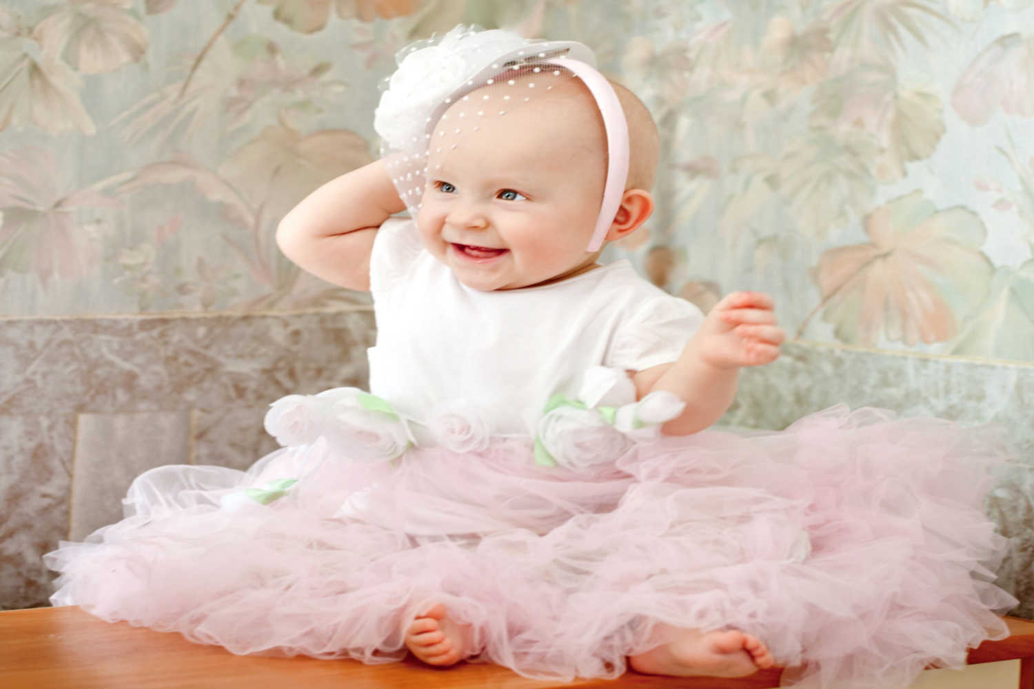 Flower Dress For Girls Clothing 1st Birthday Party Wedding Lace Tutu Kids Clothes  Baby Princess Costume