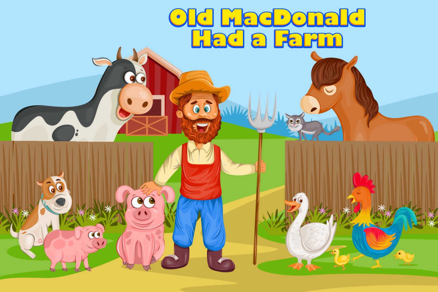 Old Mac Donald Rhyme For Babies