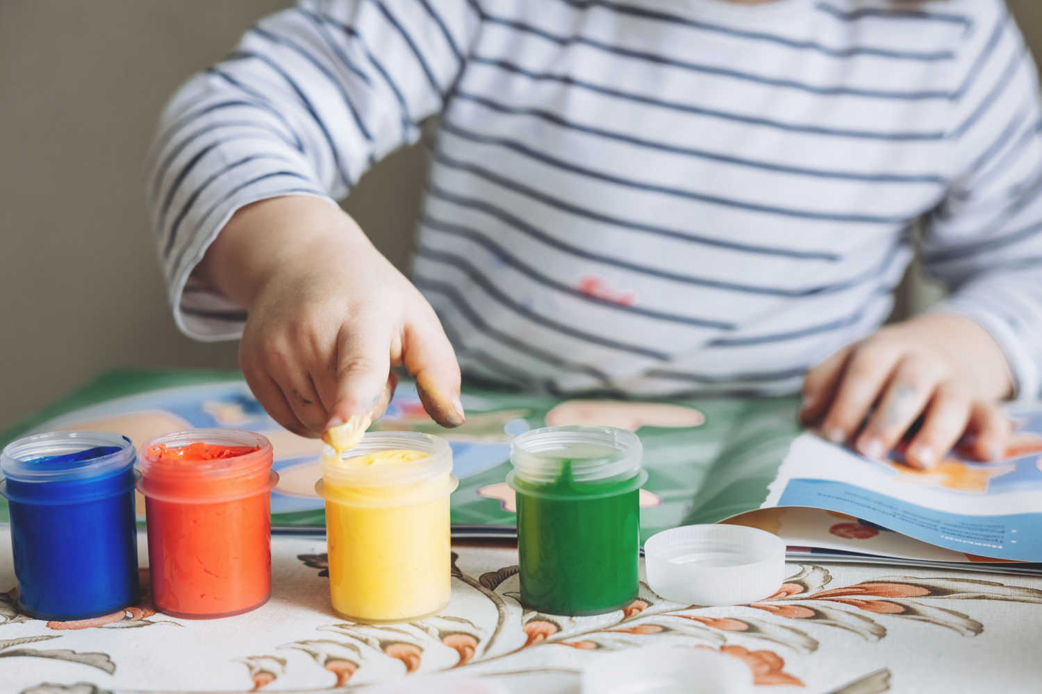 Paint is Safe to Use on a Baby's Hand