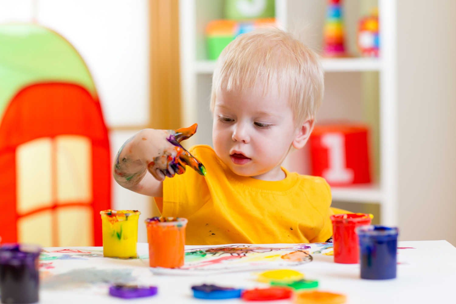 Finger Painting For Babies – How it Helps in Baby’s Development