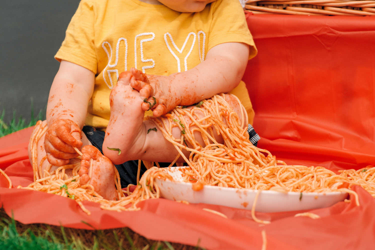 Developmental Benefits of Spaghetti Play For Babies