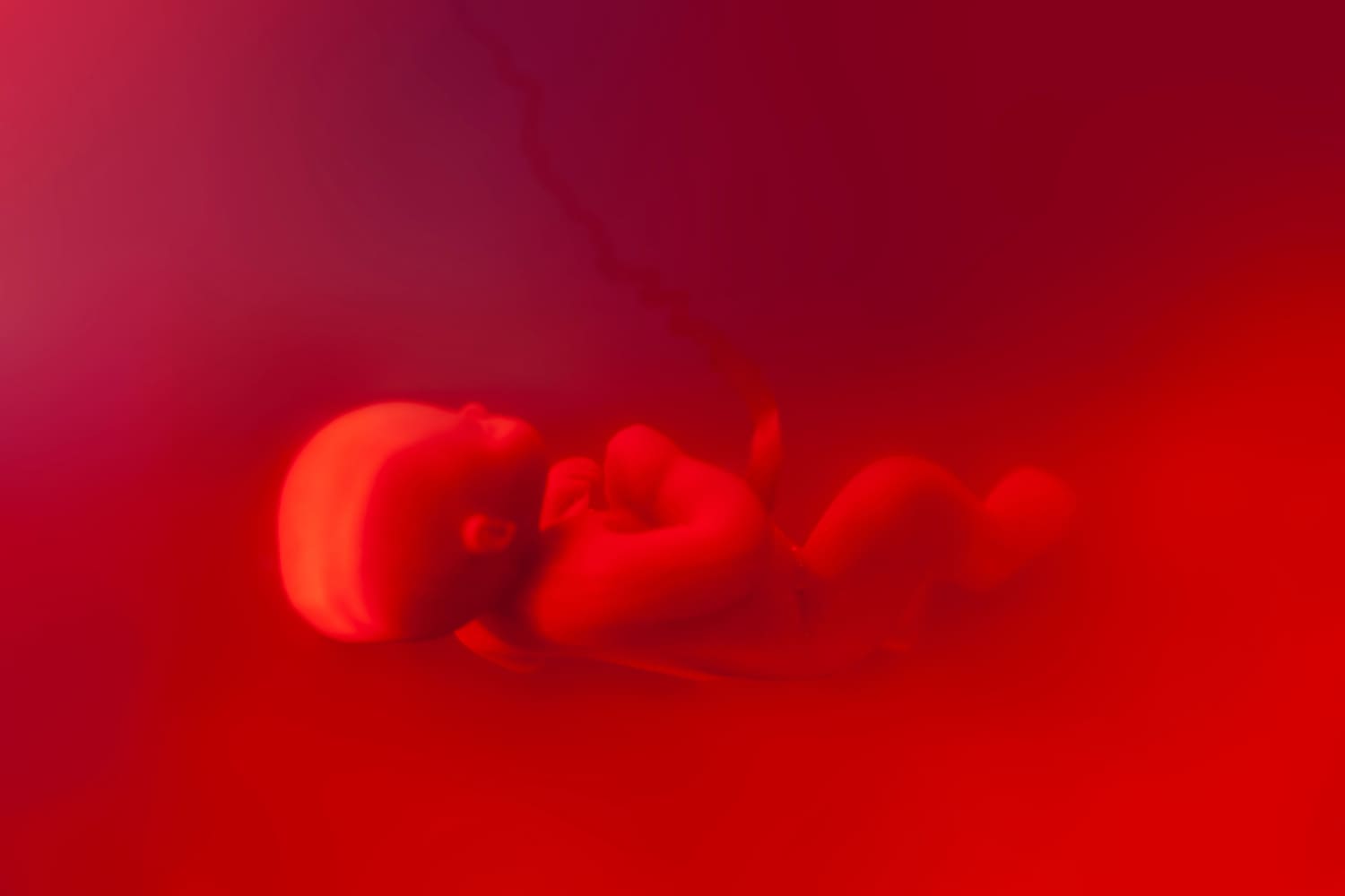 baby in amniotic fluid