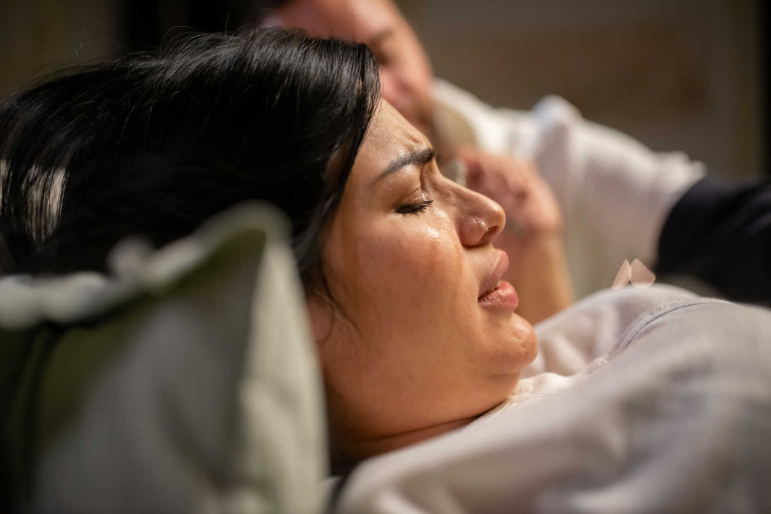 pregnant woman in labor