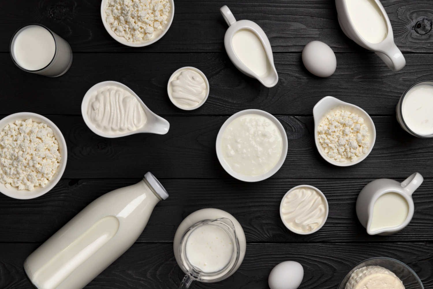 different types of dairy products
