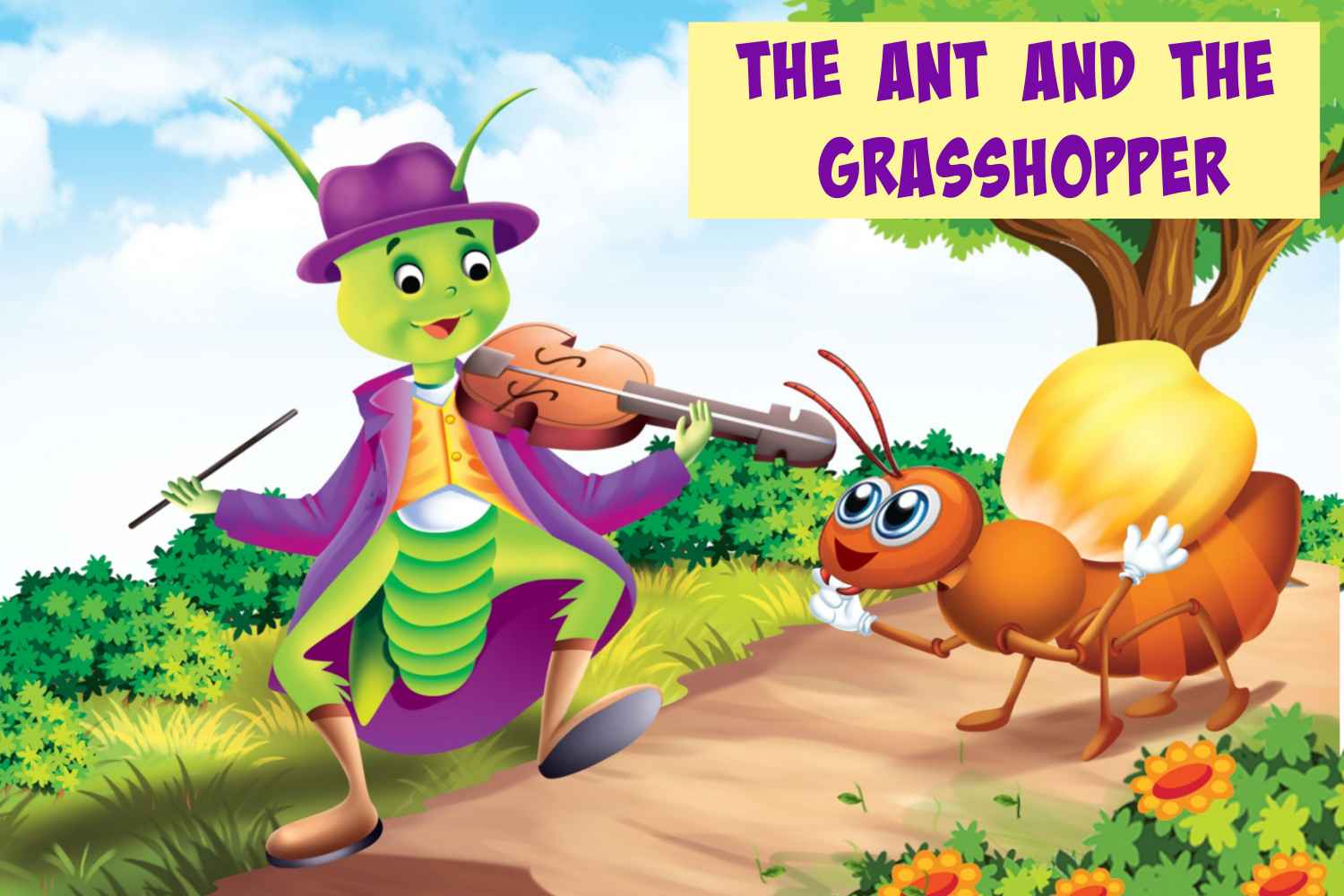 The Ant and The Story With Moral