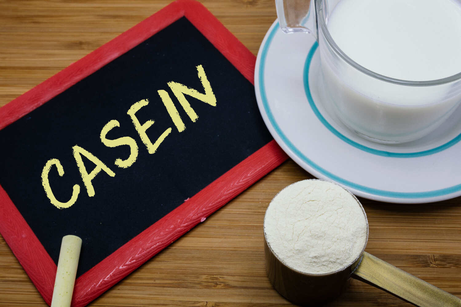 Casein protein powder