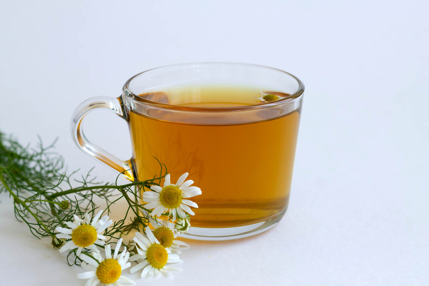 Chamomile is a soothing herb