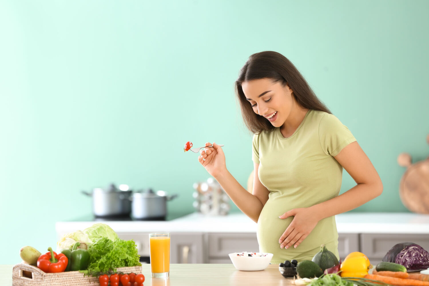 pregnant woman healthy diet