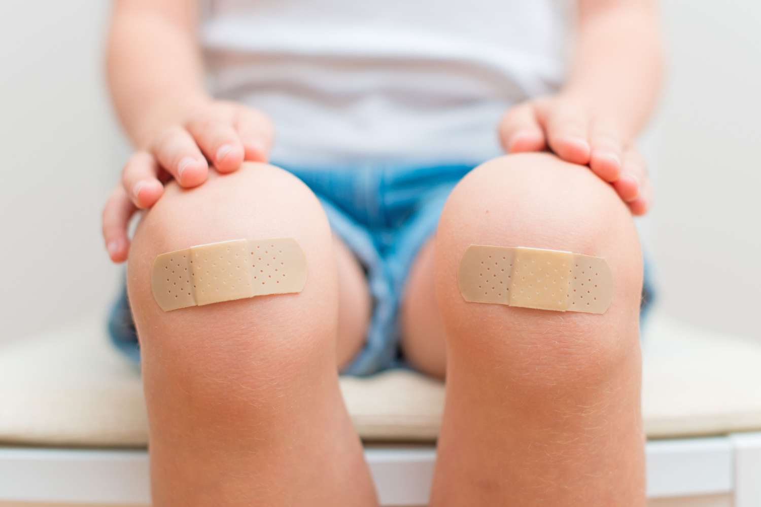 Adhesive bandages or band aids are important to keep in toddler first aid kit