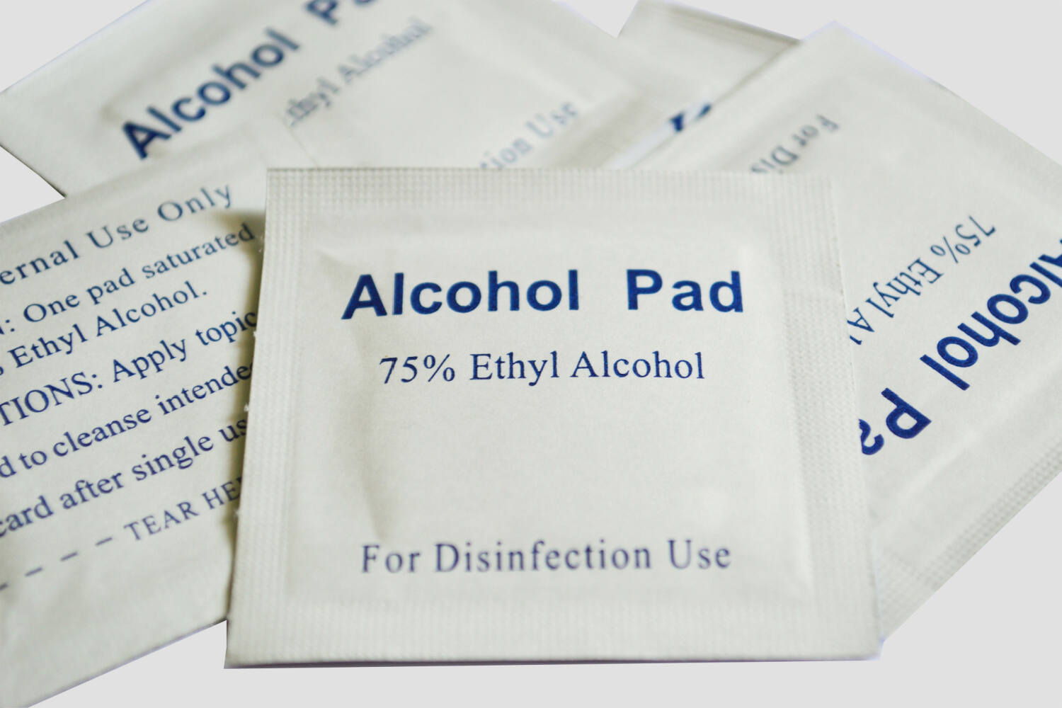 Alcohol wipes are useful for cleaning a wound
