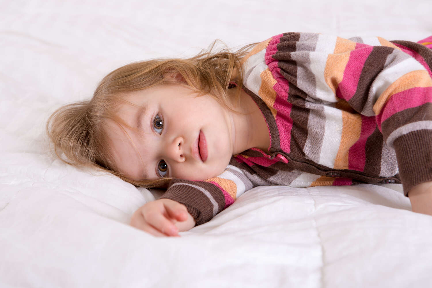 Feeling too hot or too cold may prevent toddler from sleeping