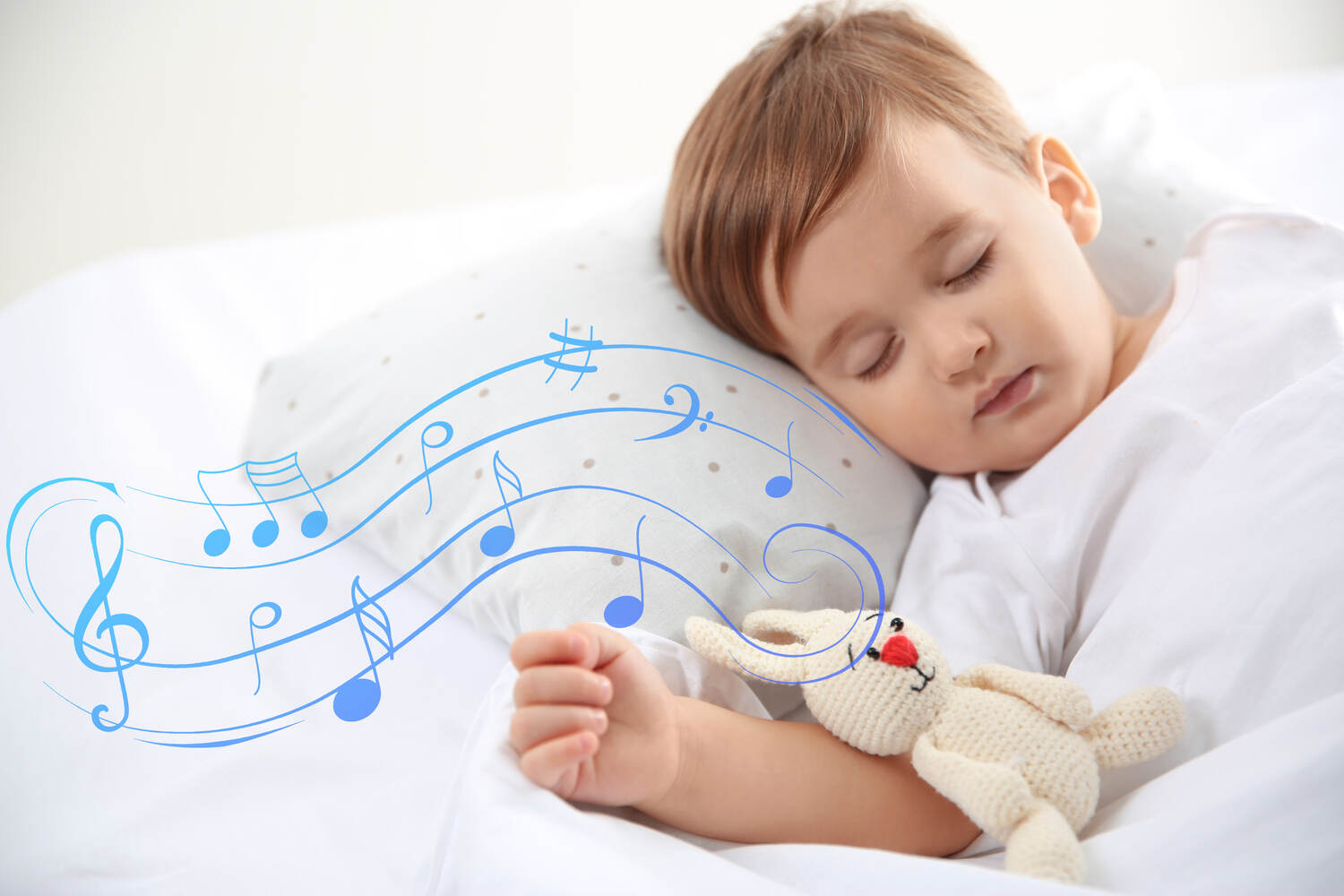 Soothing music at bedtime helps toddlers sleep