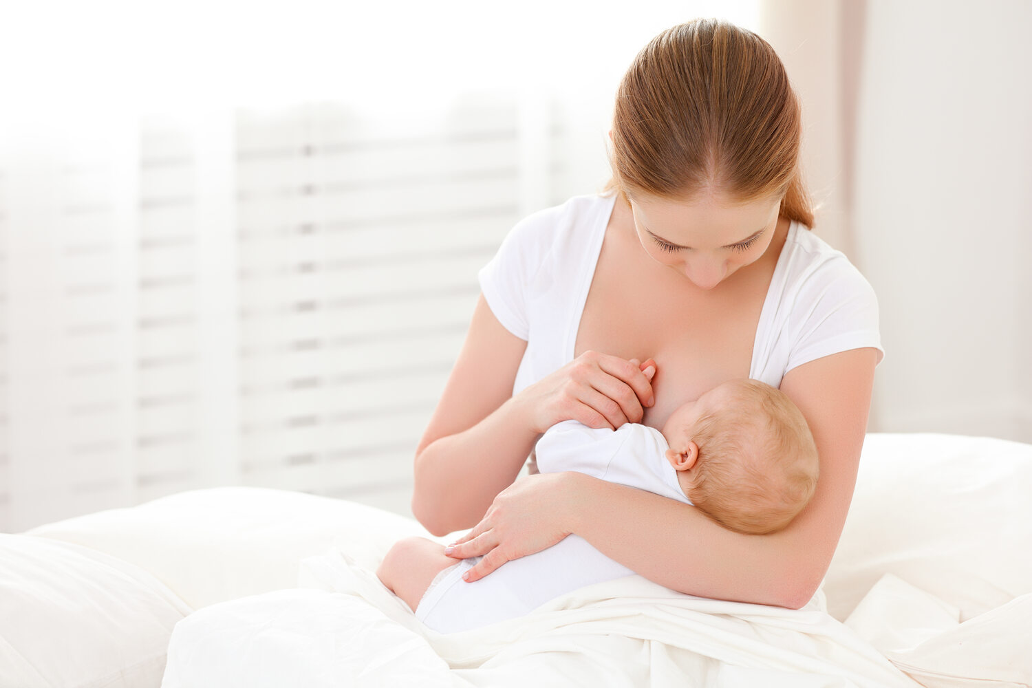 Baby breastfeeding