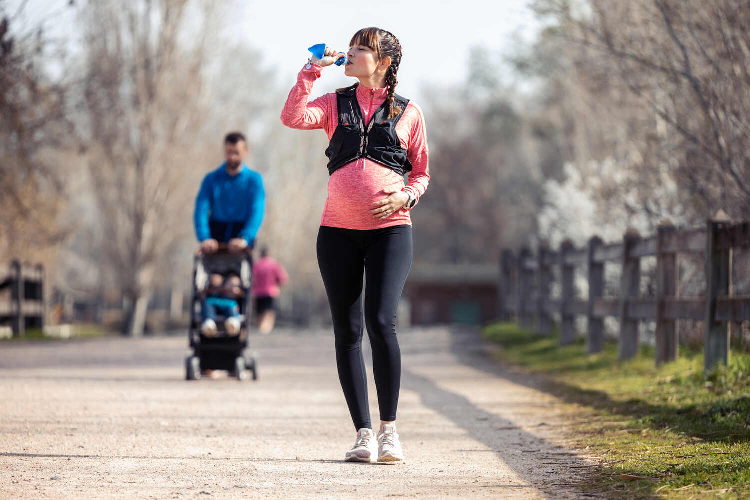 pregnant women with active lifestyle