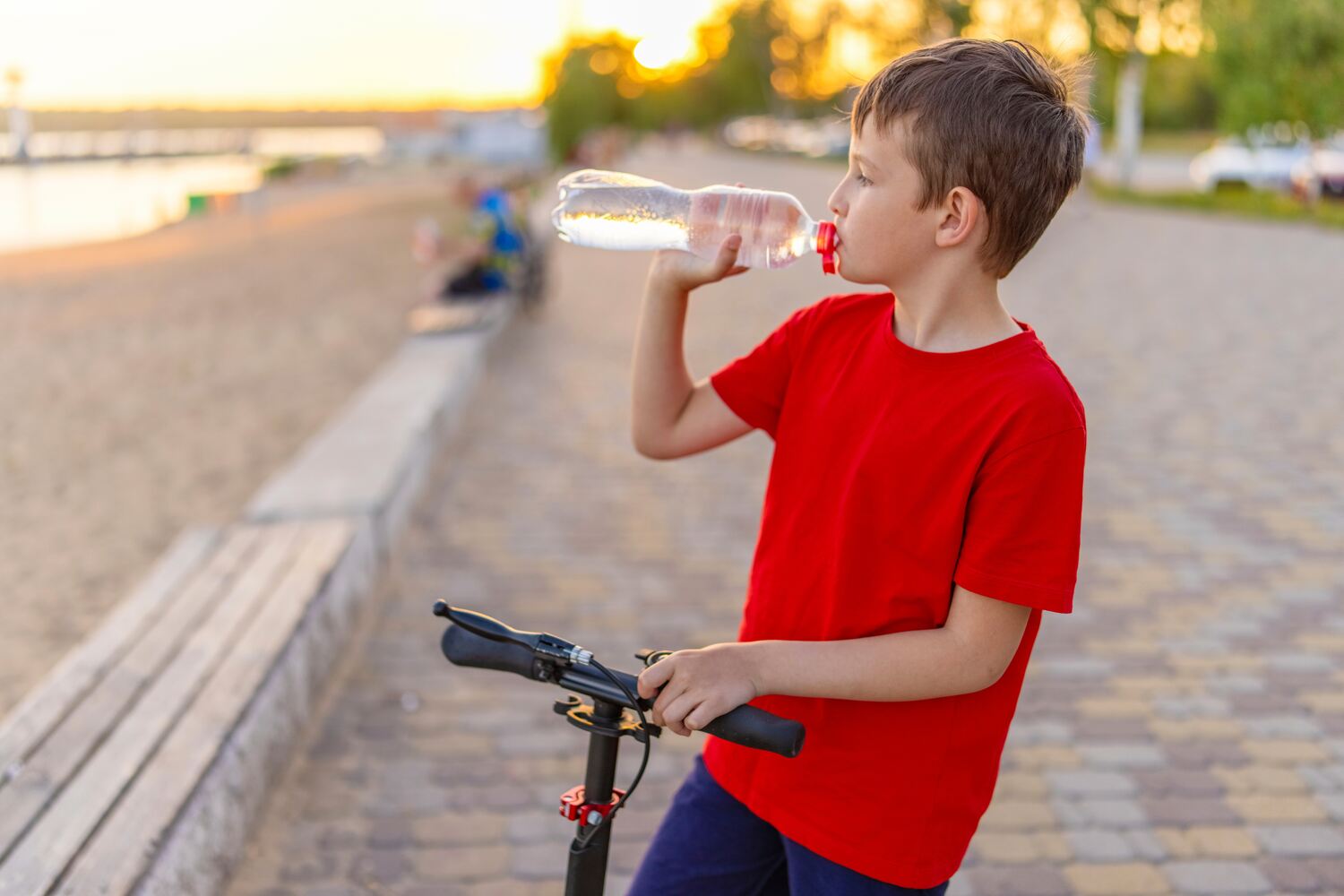 Make sure your kid drinks water