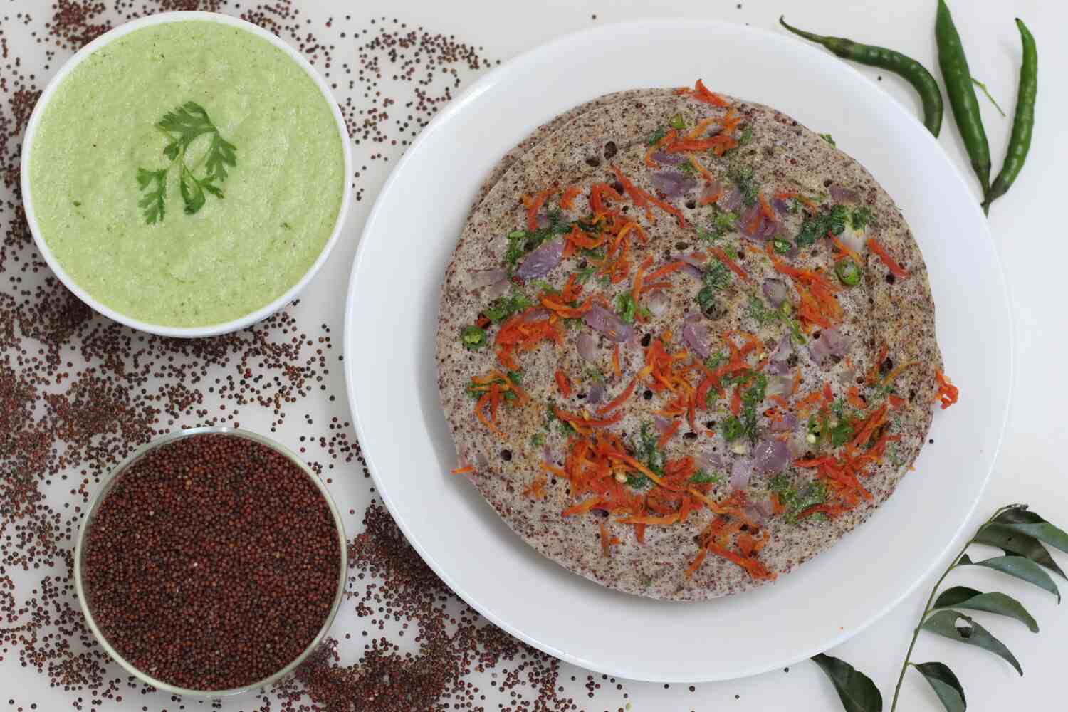 Ragi uthappam