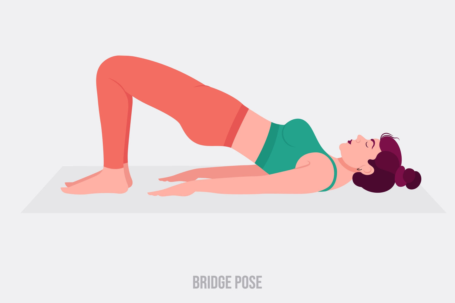 Bridge pose kegel