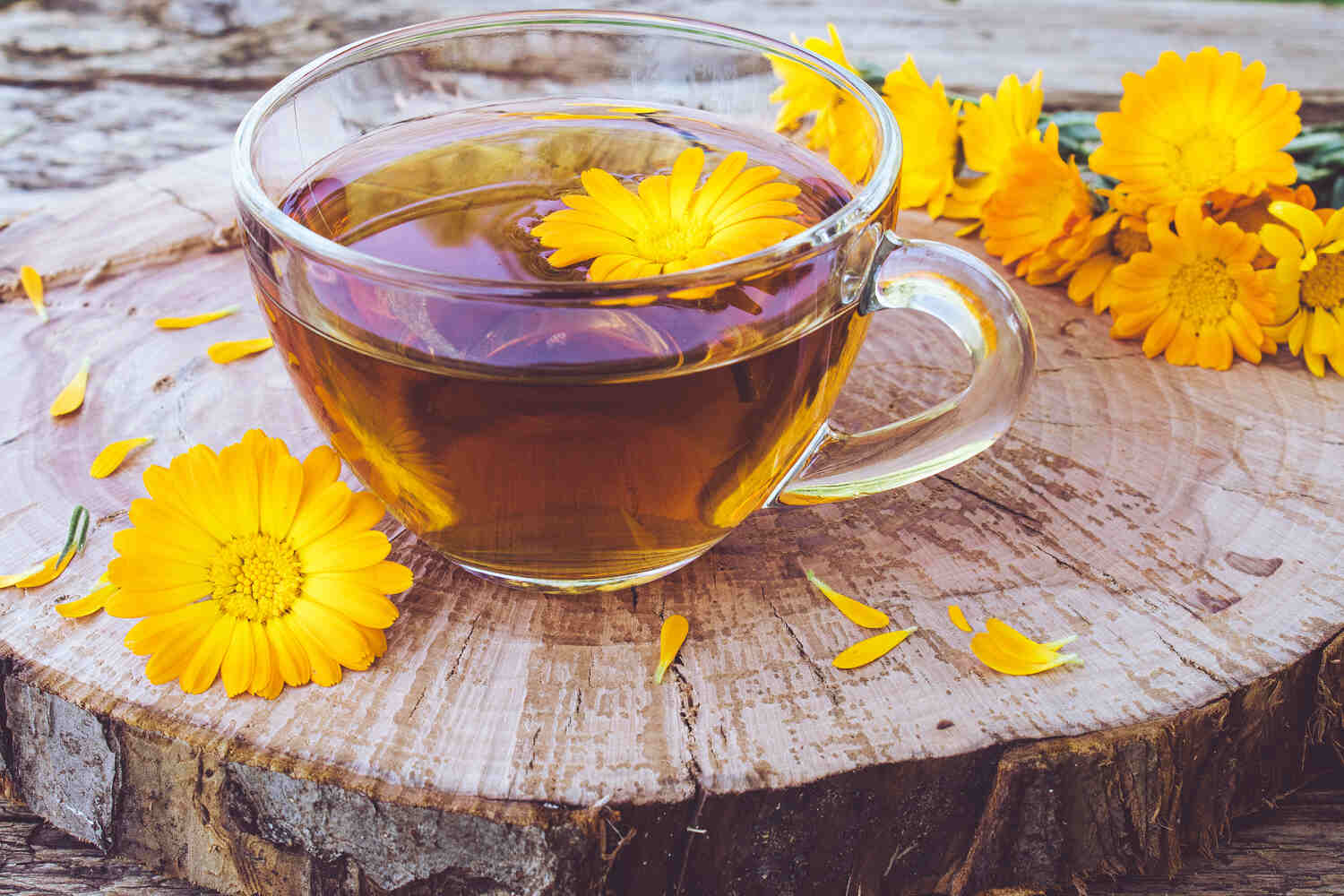 Calendula tea