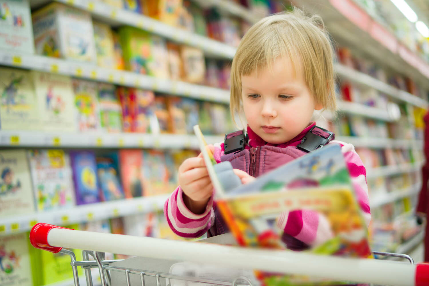 Carry books or toys with you for your toddler