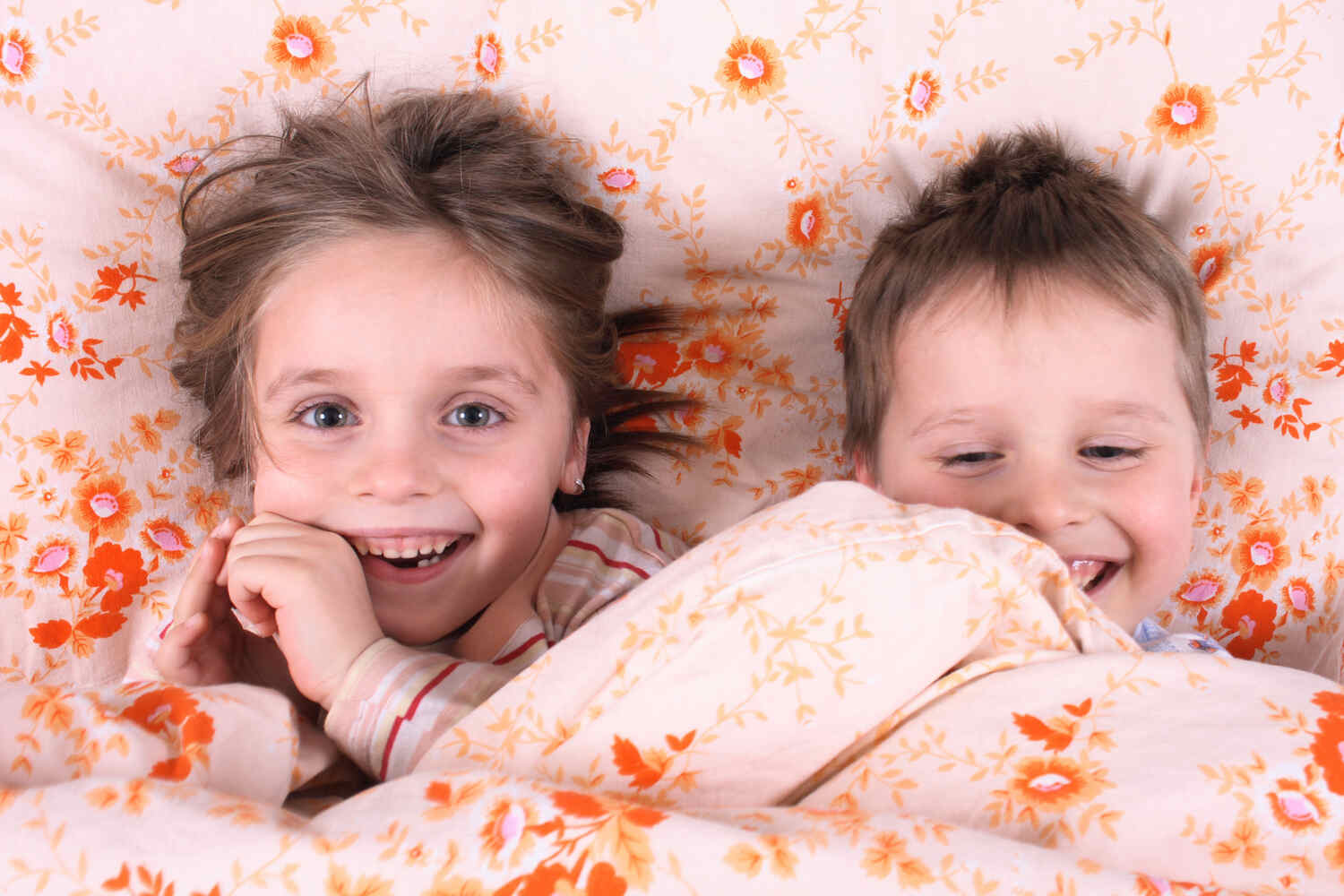 Toddlers looking super active during their nap time