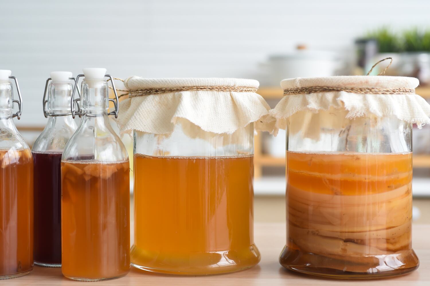 Kombucha is a fermented drink 