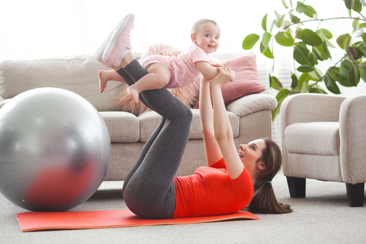 Postpartum yoga benefits