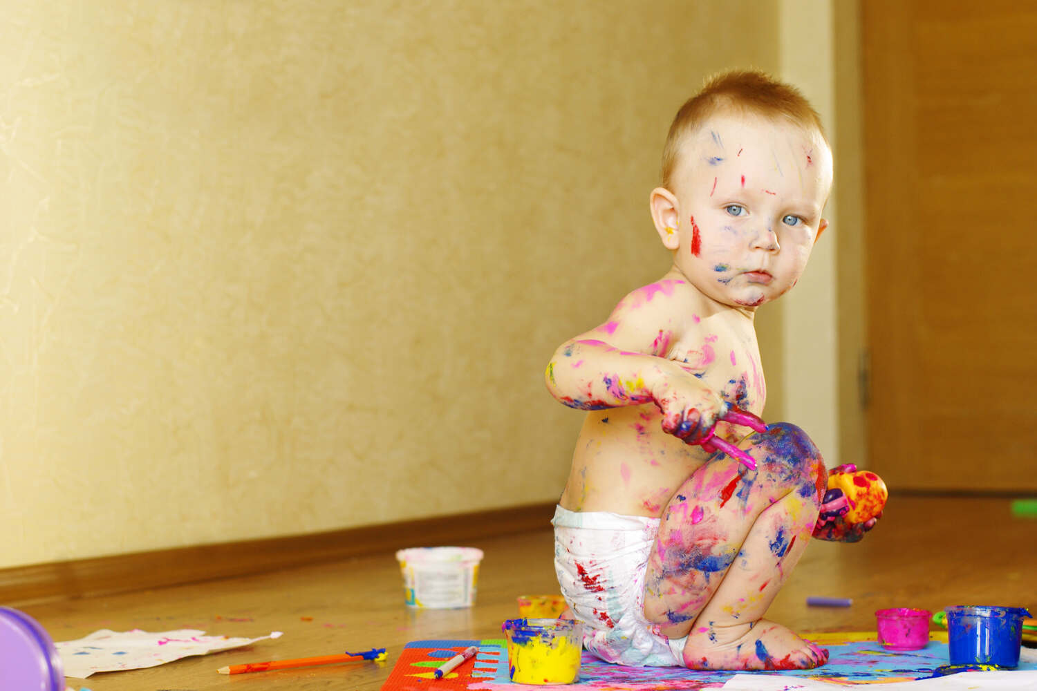 Let your kid get messy