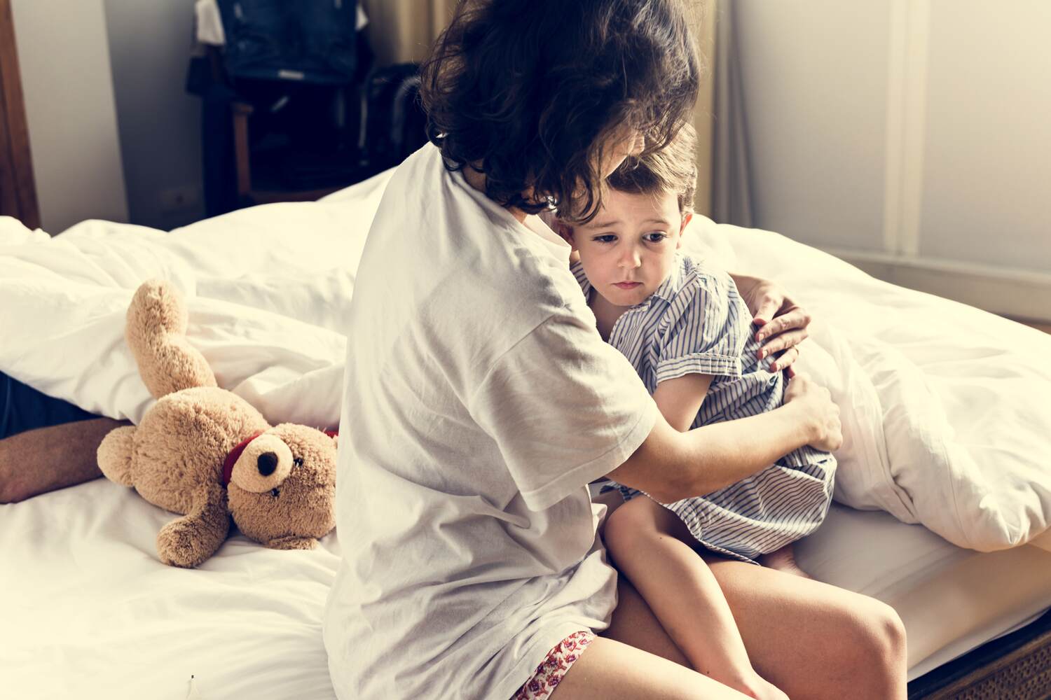 Reassure your toddler if they have nightmares