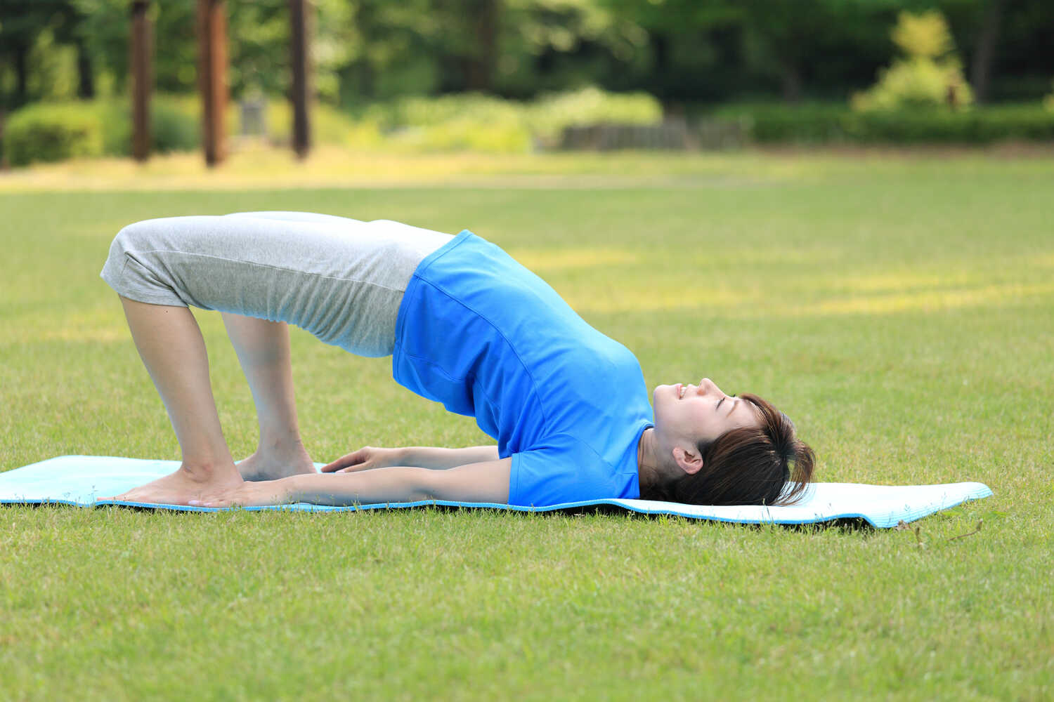 Postnatal yoga poses