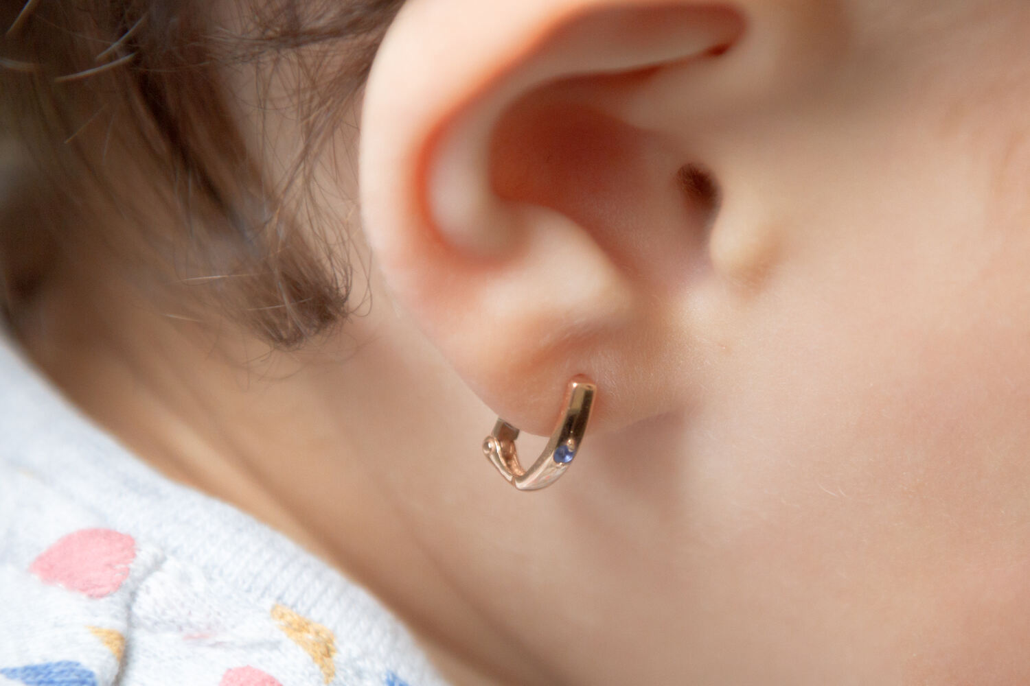 take care of your toddler's pierced ears