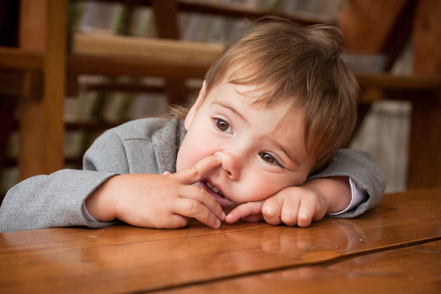 Discourage your toddler's nose picking habit
